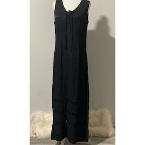Johnny Was collection Long black maxi dress S